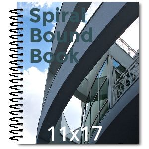 11x17 Spiral Bound Book