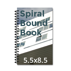 8.5x5.5 Spiral Bound Booklet