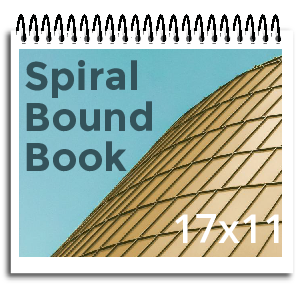 17x11 Spiral Bound Book