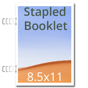 8.5x11 Stapled Booklet