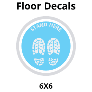 6x6 Floor Graphic