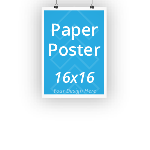 16x16 Paper Poster Landscape