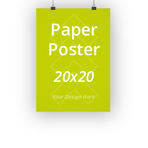 20x20 Poster - Paper