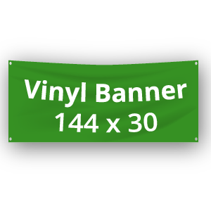 144x30 Vinyl Banner