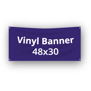 48x30 Vinyl Banner