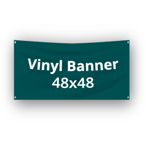 48x48 Vinyl Banner