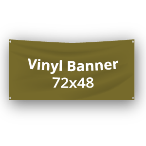 72x48 Vinyl Banner